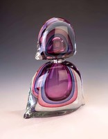 Muránó parfümös üveg Salviati Sommerso dizájn