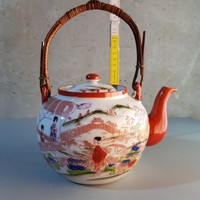 Kínai porcelán teáskanna, japán dekorral (359)