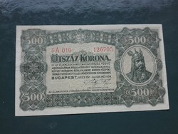 1923 500 Korona, Nagyon szép +