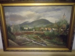 Festmény Rácz Kálmán olaj vászon (1908-1994) 