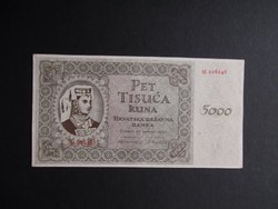 Horvátország - 5000 kuna 1943