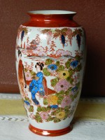 Antik kézzel festett Japán porcelán váza 