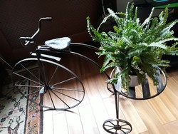 3 kerekű bicikli virágtartó rézötvözetből