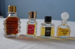 4 db vintage mini és mikro parfüm