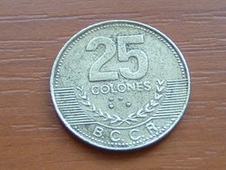 COSTA RICA 25 COLONES 2005