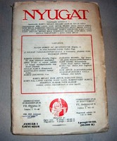Nyugat irodalmi folyóirat 1926/1. szám