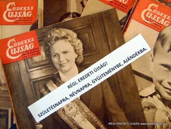 1958 augusztus 9  /  ÉRDEKES ÚJSÁG  /  SZÜLETÉSNAPRA RÉGI EREDETI ÚJSÁG Szs.:  5771