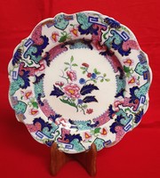 Antik Japán kézifestésű számozott tányér