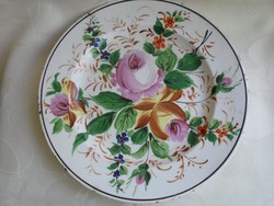 Rózsás telkibányai fali tányér