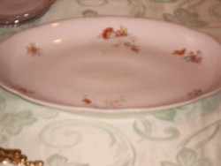 Antik zsolnay ovális hatalmas tányér