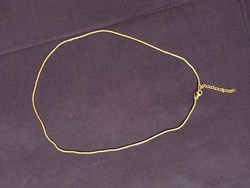 Ezüst, 50 cm, állítható, jelzett kígyó nyaklánc (NB)