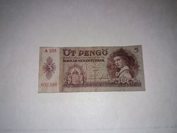 Öt  Pengő1939-es , szép állapotú bankjegy !
