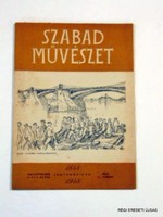 1948 szeptember    /  SZABAD MŰVÉSZET  /  RÉGI EREDETI ÚJSÁG Szs.:  6601