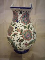 Antik Zsolnay családi jelzésű perzsa mintas vaza