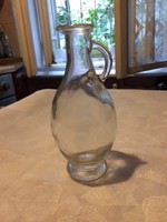 Üveg kis kancsó, kiöntő, palack 0,25 dl, magasabb (NB)