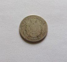 Ritka francia ezüst 1 frank 1966. 