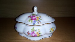 Herendi deep bonbonier (Petit Bouquet de Cornelia)
