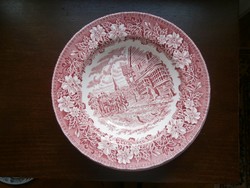 3 db royal tudor ware jelenetes angol tányérok kis hibákkal eladó