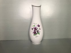 Hollóházi ibolyás váza, nagy, 32 cm. hibátlan