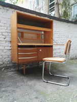 LEÁRAZÁS! 60'-AS ÉVEK NÉMET BAUHAUS 'FRANZ EHRLICH' ÍRÓ SZEKRÉNY HIGHBOARD #049