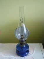 Régi kék tartályos petróleum lámpa II.