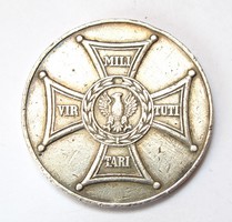 Lengyel világháborús ezüst érdemérem 1944