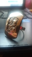 Egyedi ezüst gyűrű