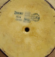 Zsolnay gyufatartó és gyujtó,1800-s évek vége