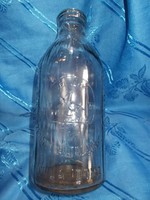 régi gólyás tejesüveg 1 liter központi tejcsarnok rt