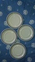 Alföldi porcelán,kék csíkos kistányérok (4 db)