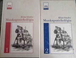 Klein Sándor: Munkapszichologia könyv, egyetemi jegyzet 2 kötet együtt SHL könyvek