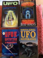 UFO témáju könyvek - 4 db együtt