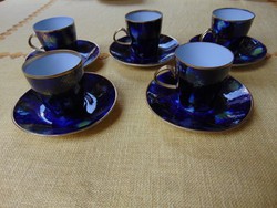 Lichte porcelán kávés csésze + alj + ajándék kanna /   1714