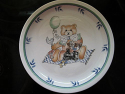 Villeroy&Boch gyerek macis, mese tányér, svájci