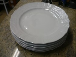 Herendi lapos tányérok, 6db, festetlen