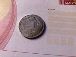1880 ezüst 1 forint, keresett érme