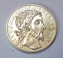 MÉE Marcus Aurelius ezüst emlékérme 1982