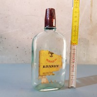 "Braun Brandy" töredékes címkés likőrösüveg (394)