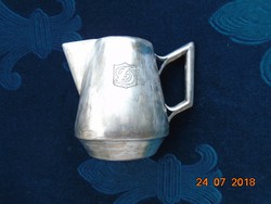 DUNA-KORZÓ KÁVÉHÁZ (?)ezüstözött Foé alpaka kiöntő a kávéház gravírozott logójával