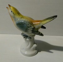 Meseszép Volkstedt porcelán madár