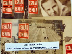 1966 augusztus   Havilap  /  CSALÁD és ISKOLA  /  SZÜLETÉSNAPRA RÉGI EREDETI ÚJSÁG Szs.:  6350