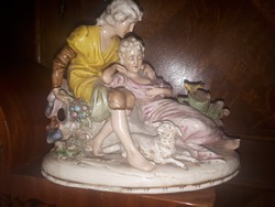 Nagyméretű Barokk porcelán pár 