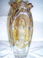 Thick-walled antique crystal vase
