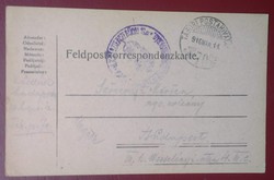 I. Világháború - 1916 - 16.h.gy.e. 12. század - Kudlák István - tábori posta