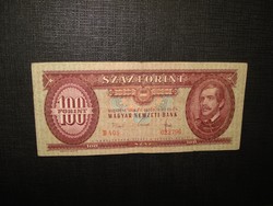 100 forint 1968