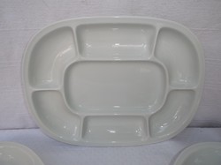Hatalmas - vastag - Osztrák porcelán tányér 30 x 23 x 4 cm