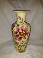 Zsolnay  orchidea  mintás  váza