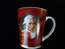 Bécsi Mozart csokis bögre 