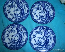 4 db Régi Japán, Nippon Tokusei porcelán  tányér 