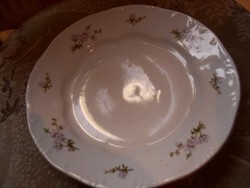 BARACKVIRÁGOS zsolnay  lapos tányér
